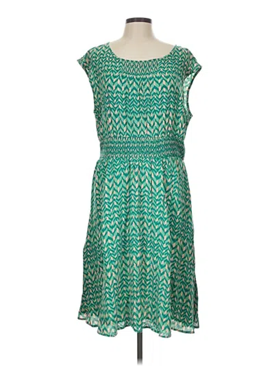 Pre-owned Maeve Casual Dress In Green