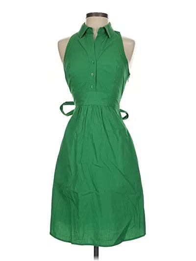 Pre-owned Maeve Casual Dress In Green