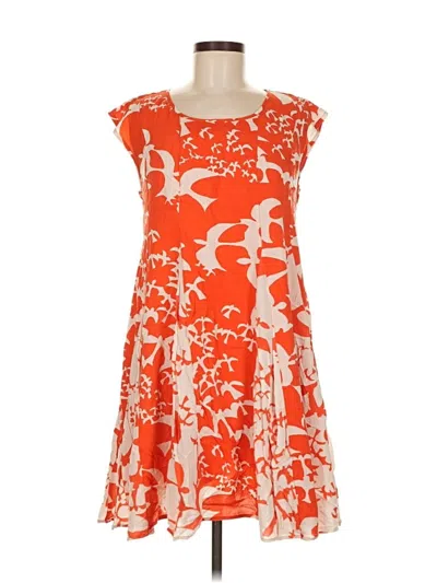 Pre-owned Maeve Casual Dress In Orange