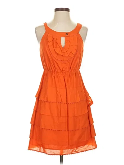 Pre-owned Maeve Casual Dress In Orange