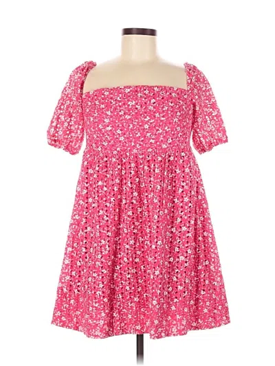 Pre-owned Maeve Casual Dress In Pink