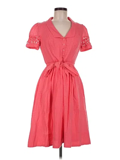 Pre-owned Maeve Casual Dress In Pink