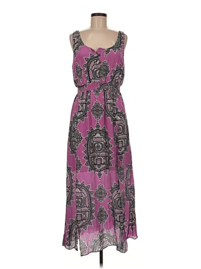 Pre-owned Maeve Casual Dress In Purple