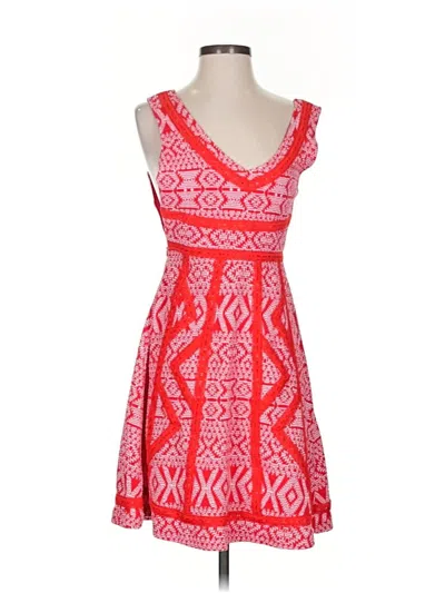 Pre-owned Maeve Casual Dress In Red