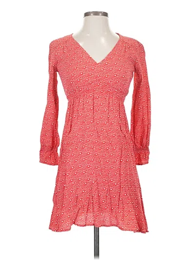 Pre-owned Maeve Casual Dress In Red
