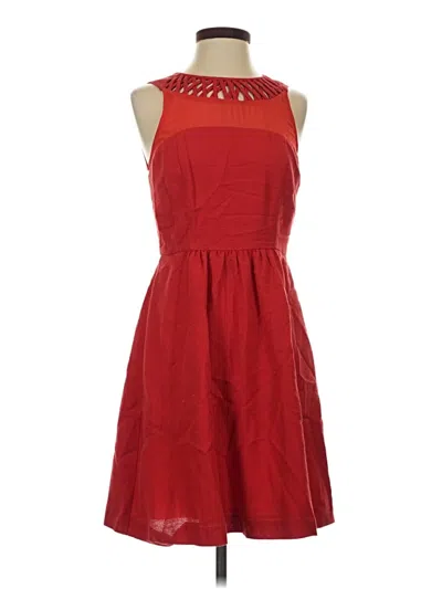 Pre-owned Maeve Casual Dress In Red