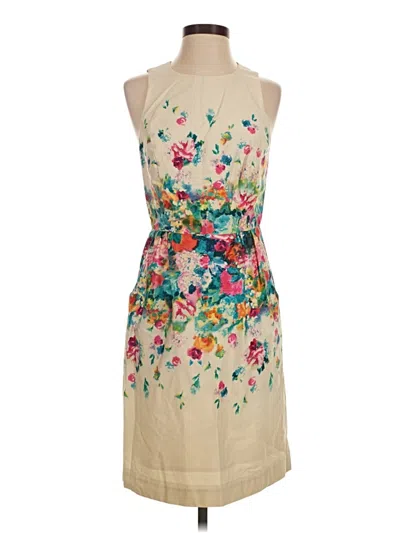 Pre-owned Maeve Casual Dress In Tan