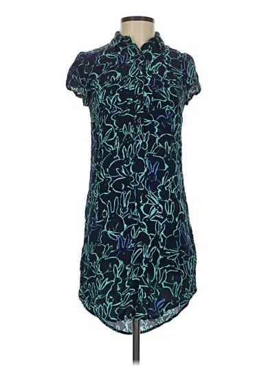 Pre-owned Maeve Casual Dress In Teal