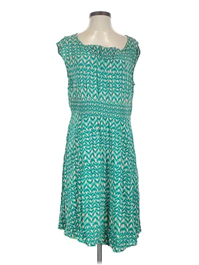 Pre-owned Maeve Casual Dress In Teal