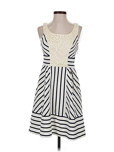 Pre-owned Maeve Casual Dress In White