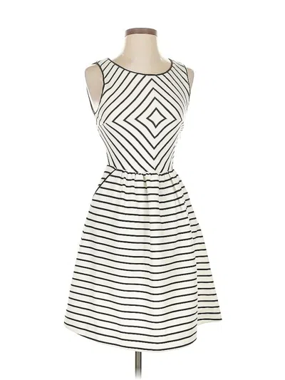 Pre-owned Maeve Casual Dress In White