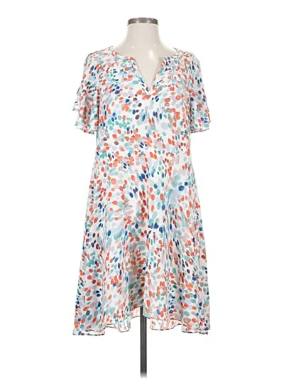Pre-owned Maeve Casual Dress In White