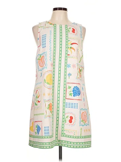 Pre-owned Maeve Casual Dress In White