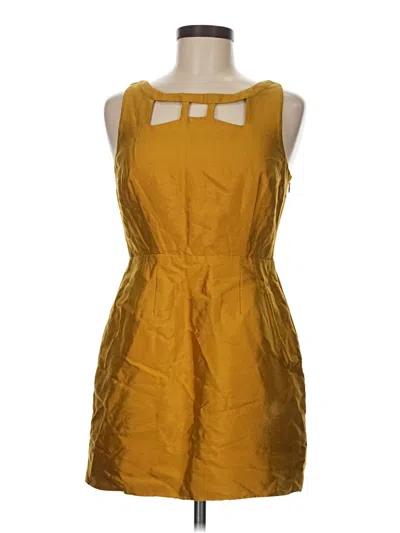 Pre-owned Maeve Casual Dress In Yellow