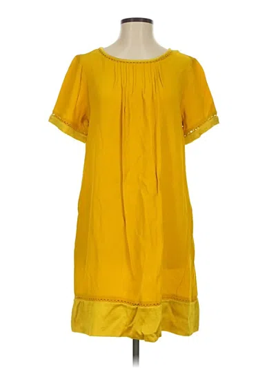 Pre-owned Maeve Casual Dress In Yellow