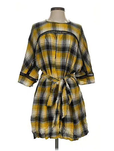 Pre-owned Maeve Casual Dress In Yellow
