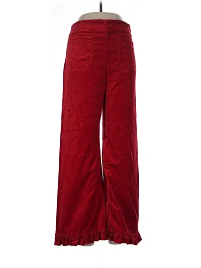 Pre-owned Maeve Casual Pants In Red