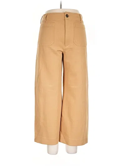 Pre-owned Maeve Casual Pants In Tan