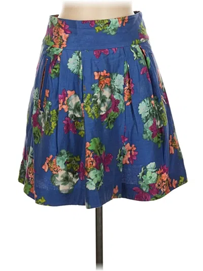 Pre-owned Maeve Casual Skirt In Blue