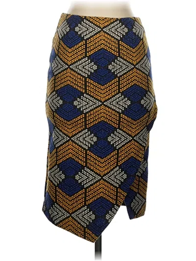 Pre-owned Maeve Casual Skirt In Blue
