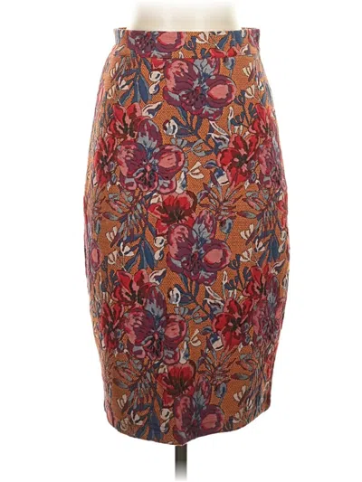 Pre-owned Maeve Casual Skirt In Brown