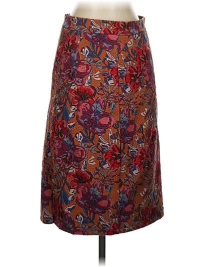 Pre-owned Maeve Casual Skirt In Brown