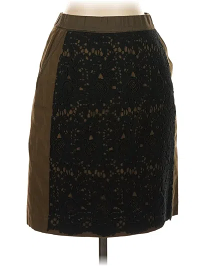 Pre-owned Maeve Casual Skirt In Brown