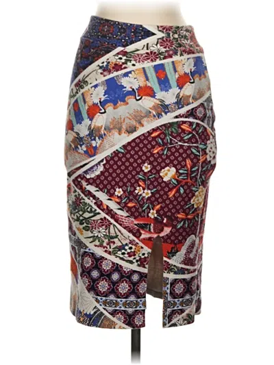 Pre-owned Maeve Casual Skirt In Brown