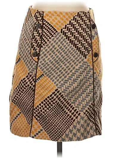 Pre-owned Maeve Casual Skirt In Brown