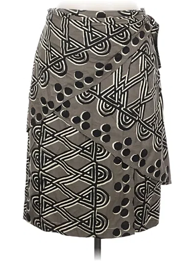 Pre-owned Maeve Casual Skirt In Gray