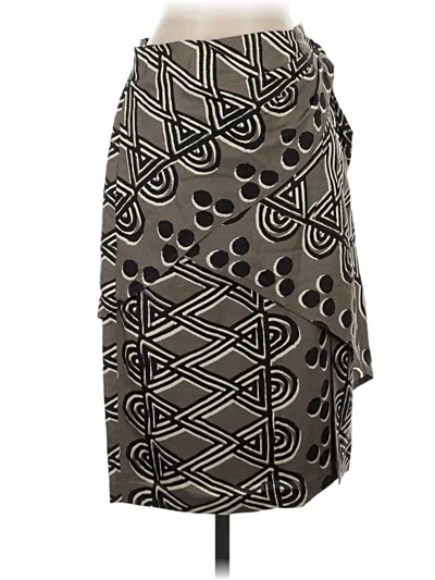 Pre-owned Maeve Casual Skirt In Gray
