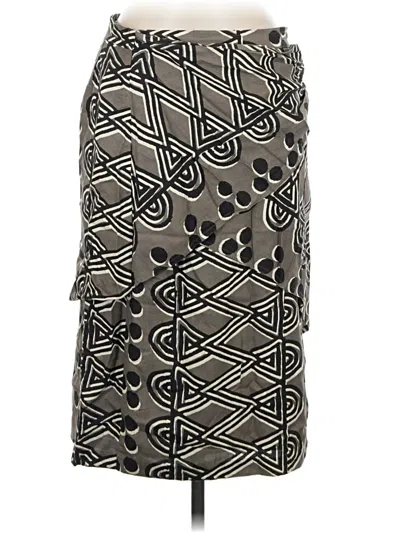 Pre-owned Maeve Casual Skirt In Gray