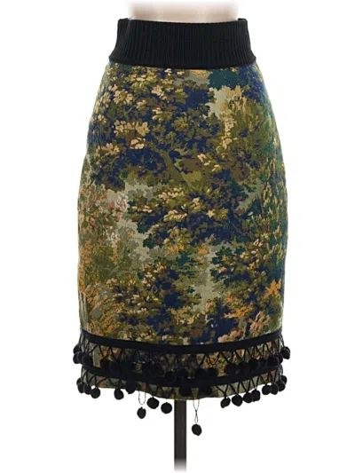 Pre-owned Maeve Casual Skirt In Green