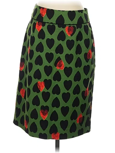 Pre-owned Maeve Casual Skirt In Green
