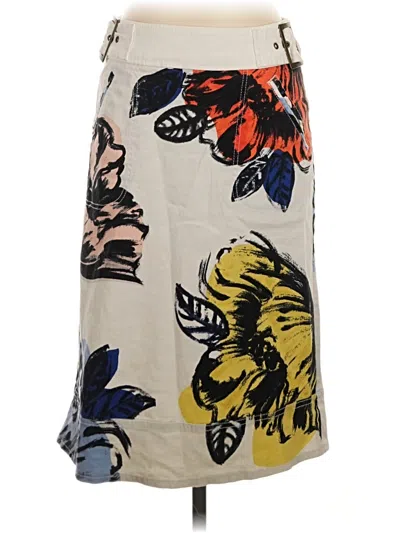 Pre-owned Maeve Casual Skirt In Ivory