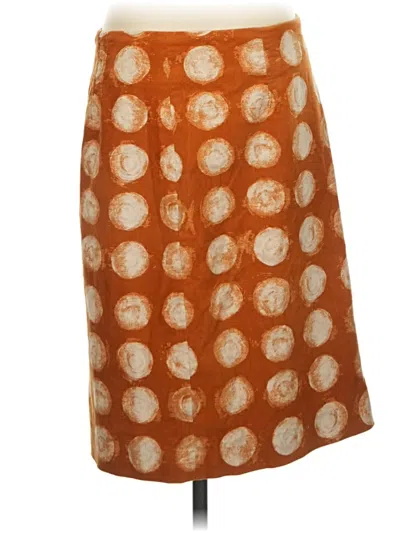 Pre-owned Maeve Casual Skirt In Orange