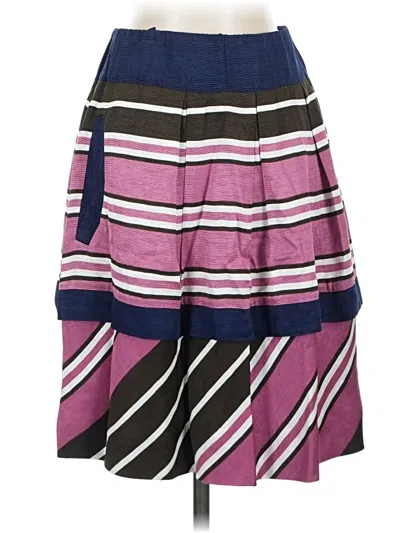 Pre-owned Maeve Casual Skirt In Purple
