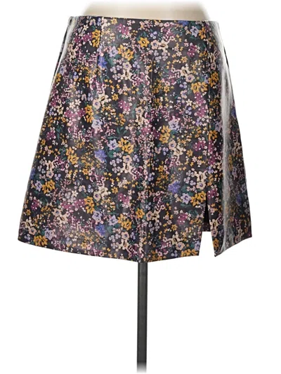 Pre-owned Maeve Casual Skirt In Purple