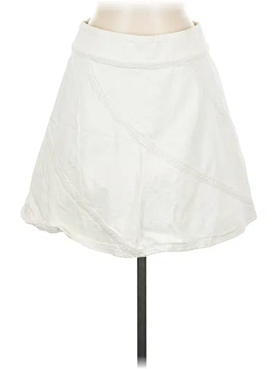 Pre-owned Maeve Casual Skirt In White