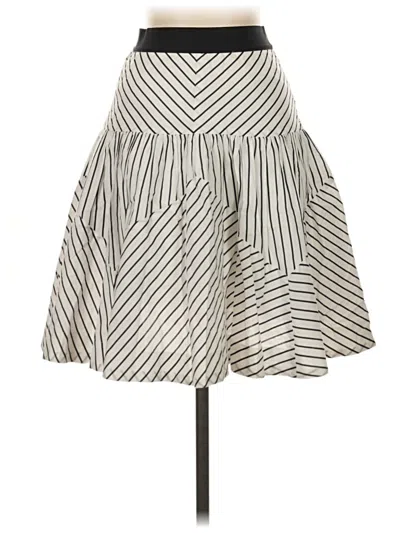 Pre-owned Maeve Casual Skirt In White
