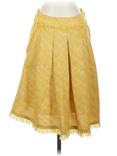 Pre-owned Maeve Casual Skirt In Yellow