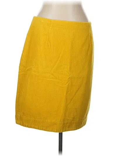 Pre-owned Maeve Casual Skirt In Yellow