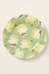 Maeve Chintzware Stoneware Dessert Plate In Green