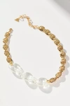 Maeve Chunky Pop Tab Chain Necklace In Gold