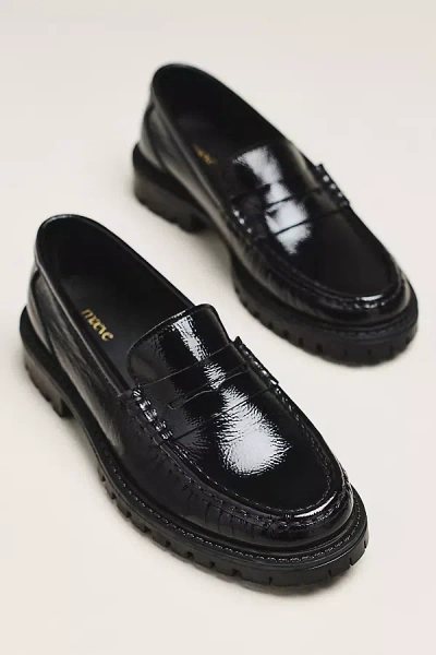 Maeve Classic Loafers In Black