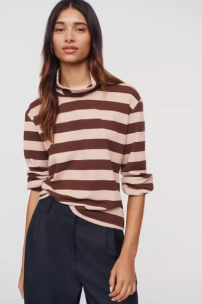 Maeve Classic Turtleneck Sweater In Multi