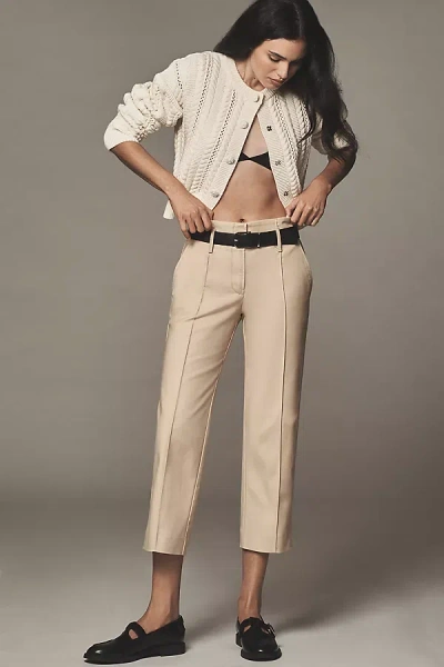 Maeve Clean 90s Chino Pants In Beige