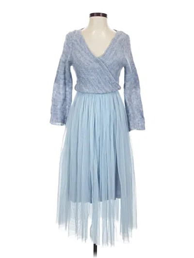Pre-owned Maeve Cocktail Dress In Blue