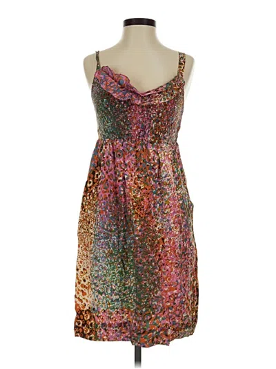 Pre-owned Maeve Cocktail Dress In Brown