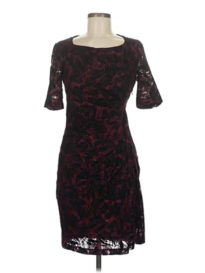 Pre-owned Maeve Cocktail Dress In Burgundy